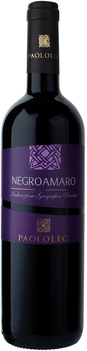 Вино красное полусухое Паоло Лео Негроамаро 0,75л