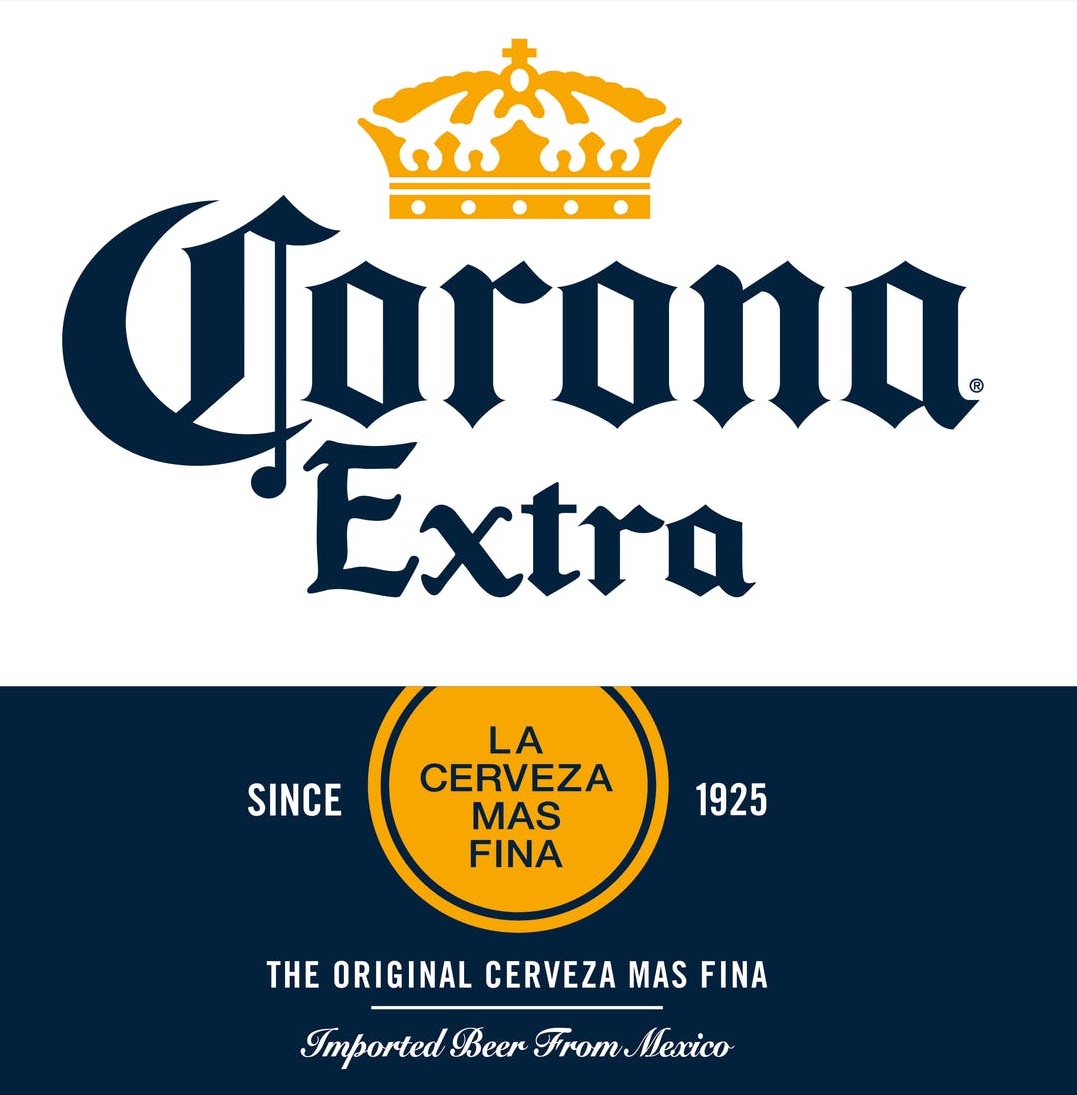 Этикетка Пивной напиток "Corona Extra" ("Корона Экстра") пастеризованный, креп 4,5%, емк  0.33 л ст/бут