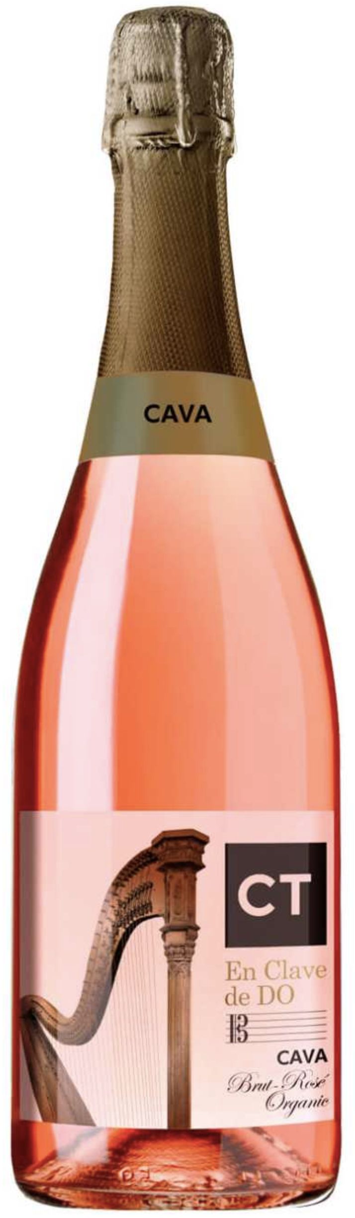 Игристое вино СТ "Эн Клаве де ДО" Кава, розовое брют, 0.75 л
