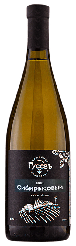 Вино сухое белое Сибирьковый 0,75