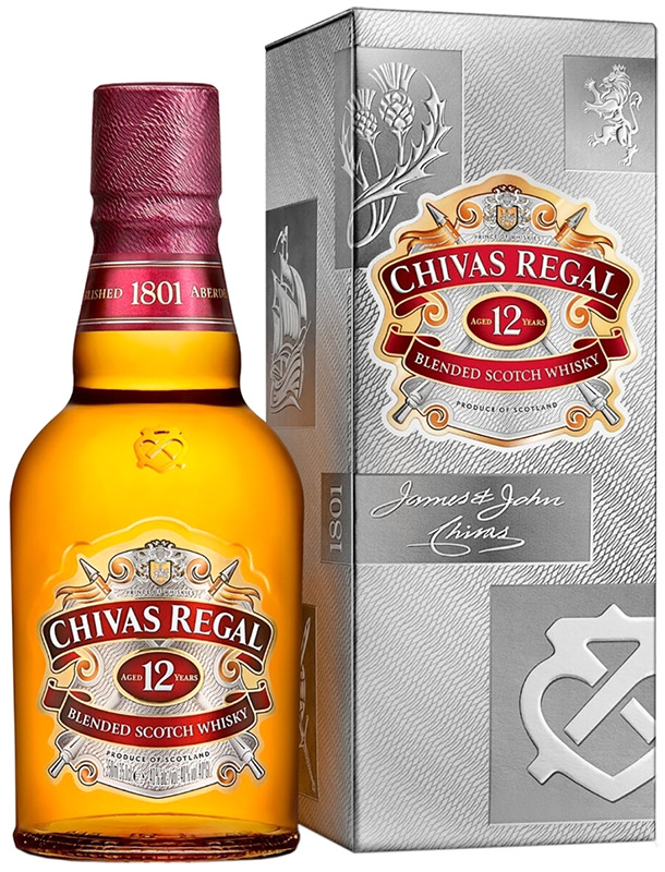 Виски Чивас Ригал 12 лет, 0.35 л