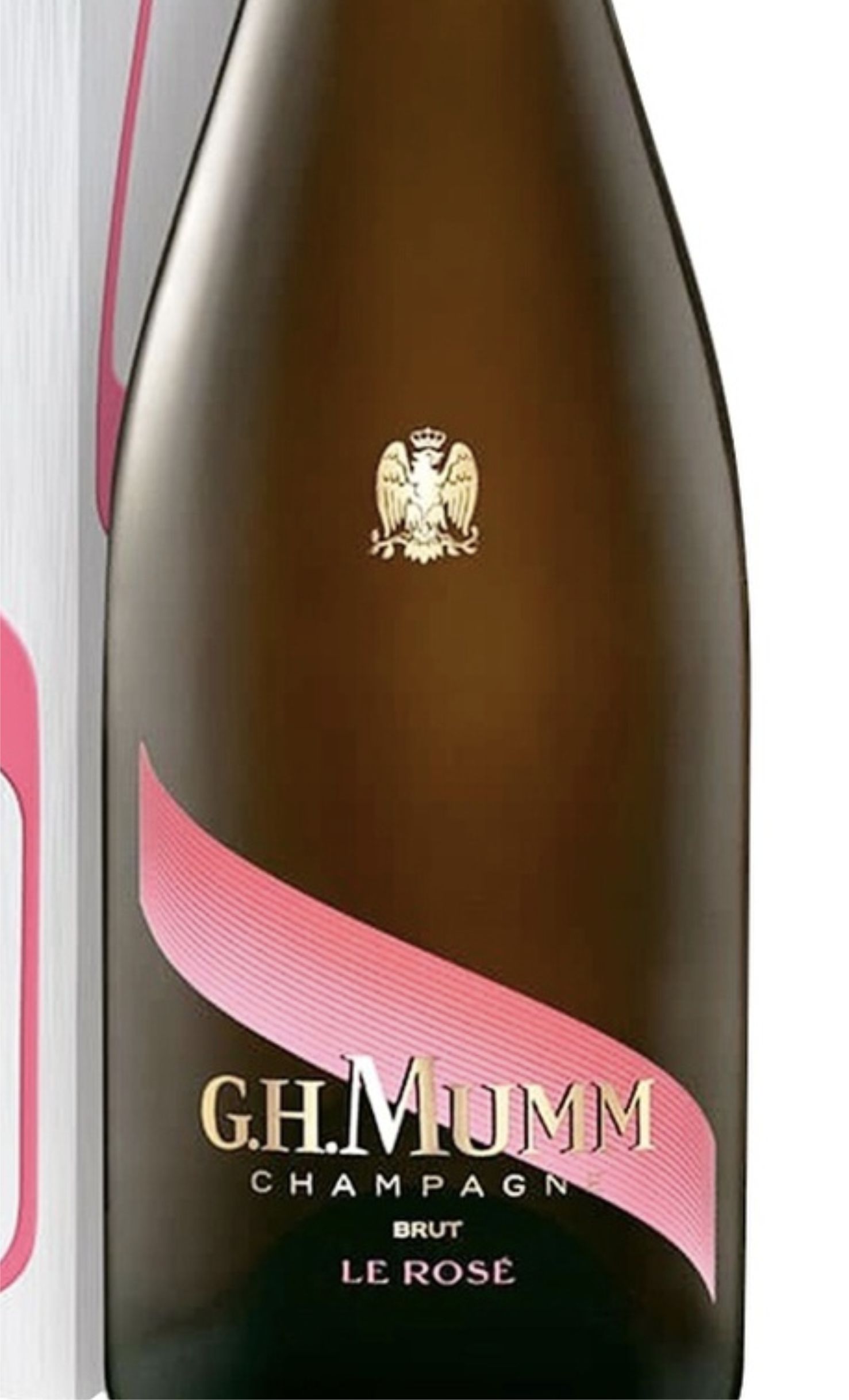 Этикетка Шампанское Мумм Розе, розовое брют, 0.75 л