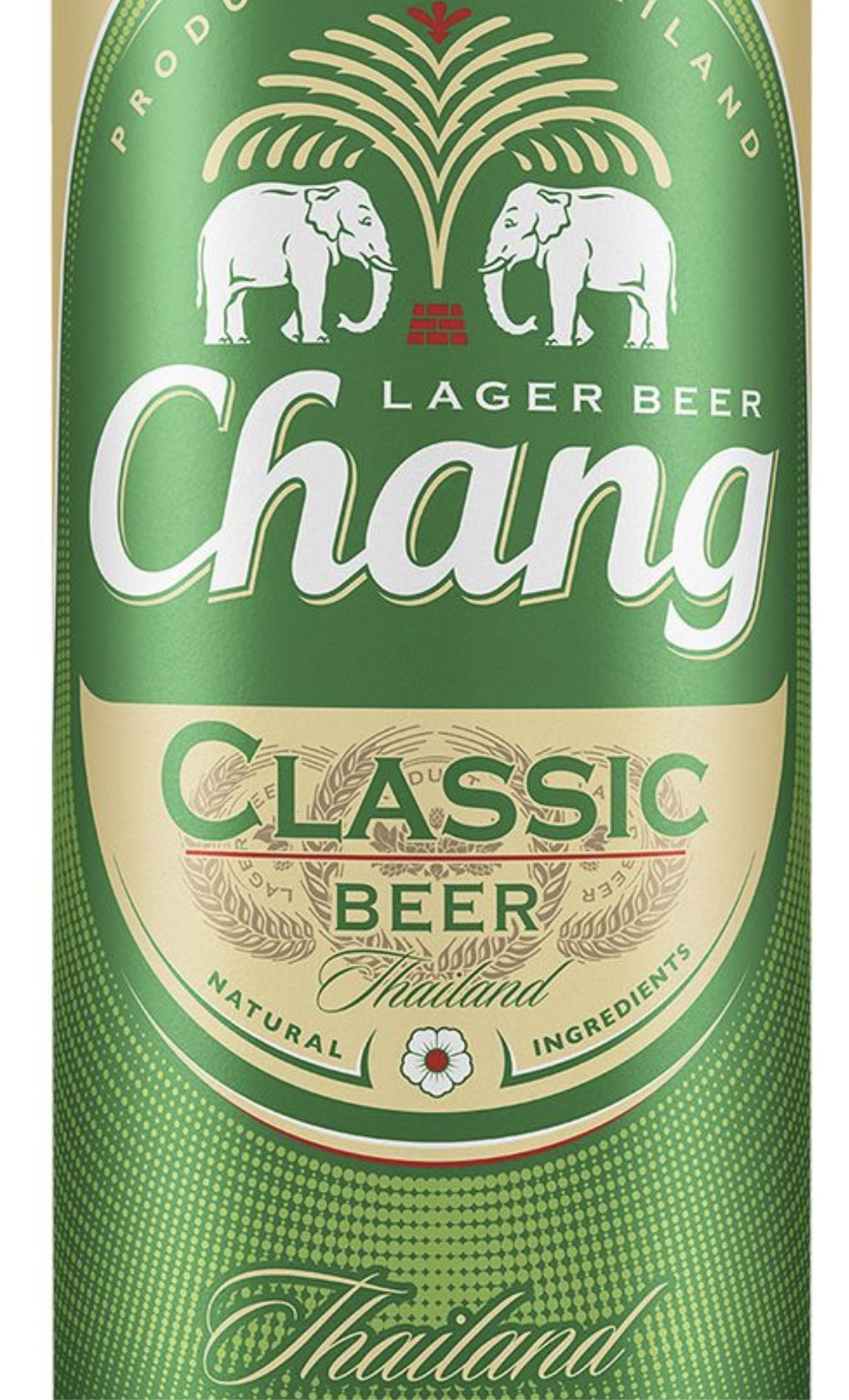 Этикетка Пиво Чанг, светлое, 0.5 л