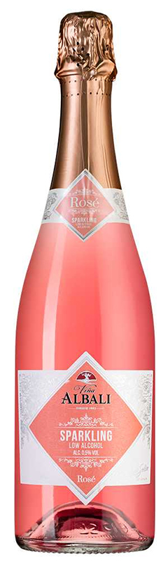 Вино безалкогольное розовое Винья Албани Спарклинг Розе 2020г емк 0,75л