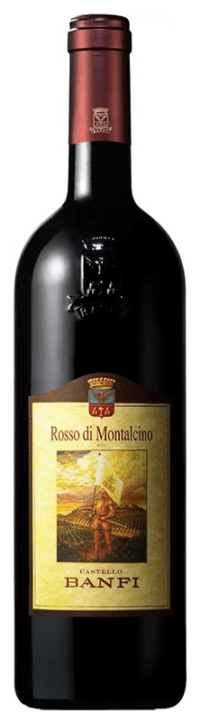Вино выдержанное сухое красное "Россо ди Монтальчино" 2020г Банфи креп 14%, емк 0,75л