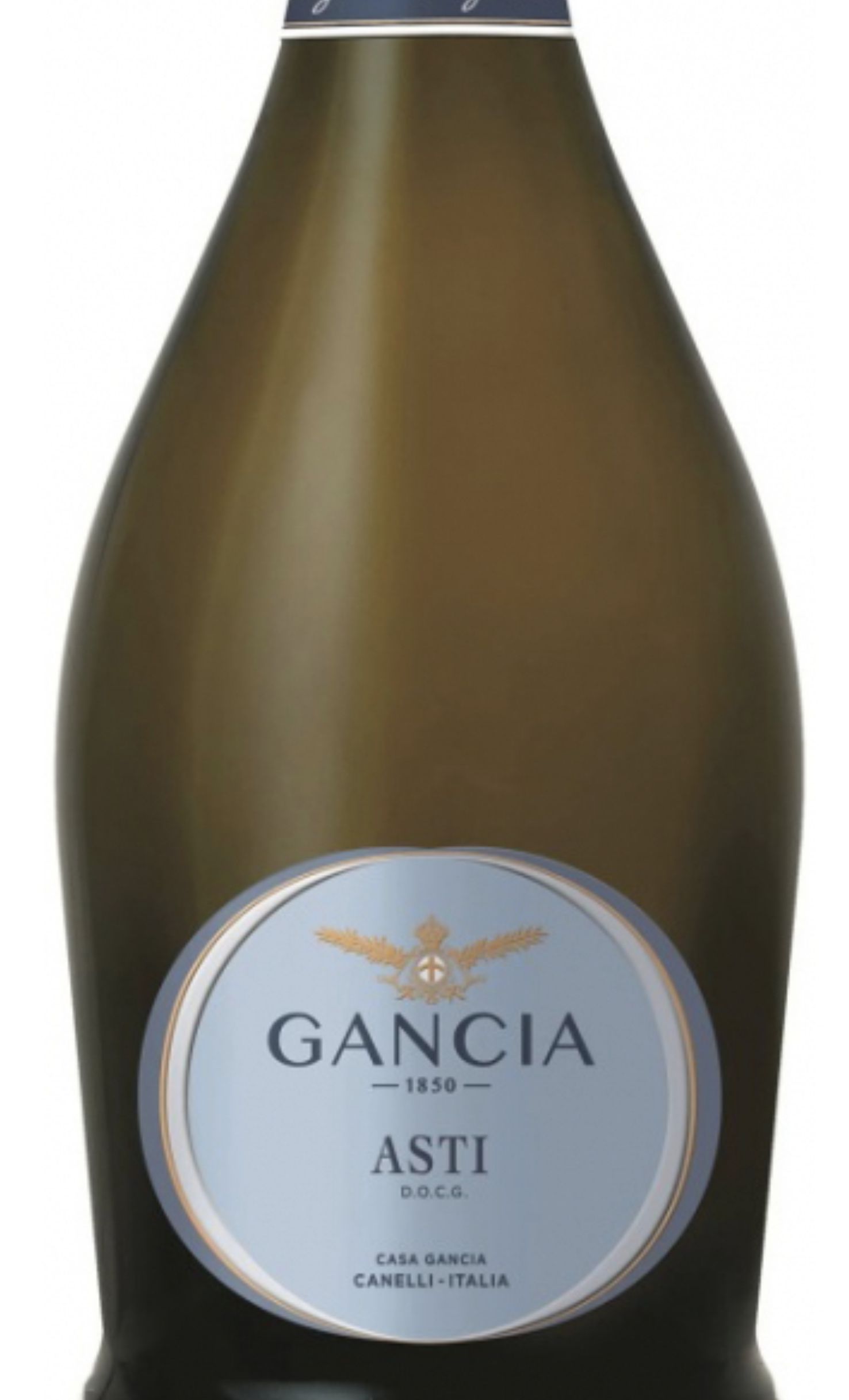 Этикетка Игристое вино Ганча Асти, белое сладкое, 0.75 л