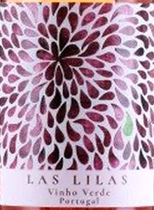 Этикетка Вино ординарное "Лас Лилас Винью Верде Розе" 2020г  полусухое розовое креп 9,5%, емк  0,75л