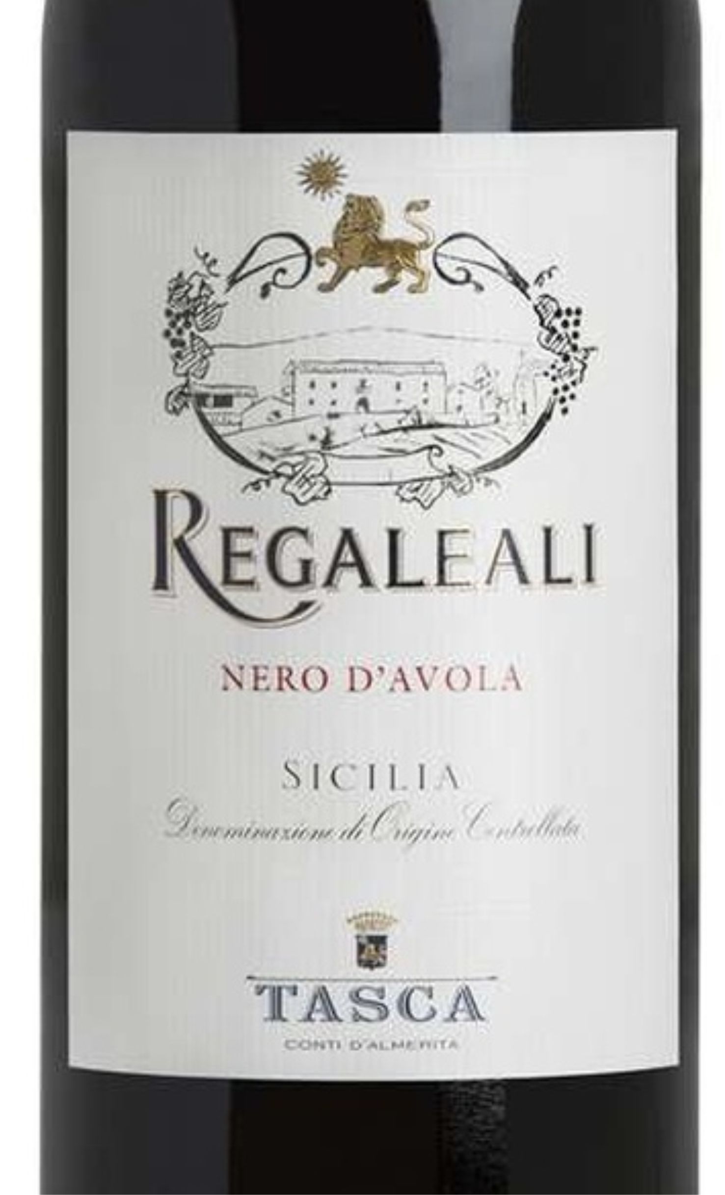 Этикетка Вино Регалеали Неро Д'Авола Сицилия 2017 красное сухое алк. 13,0%, 0.75л