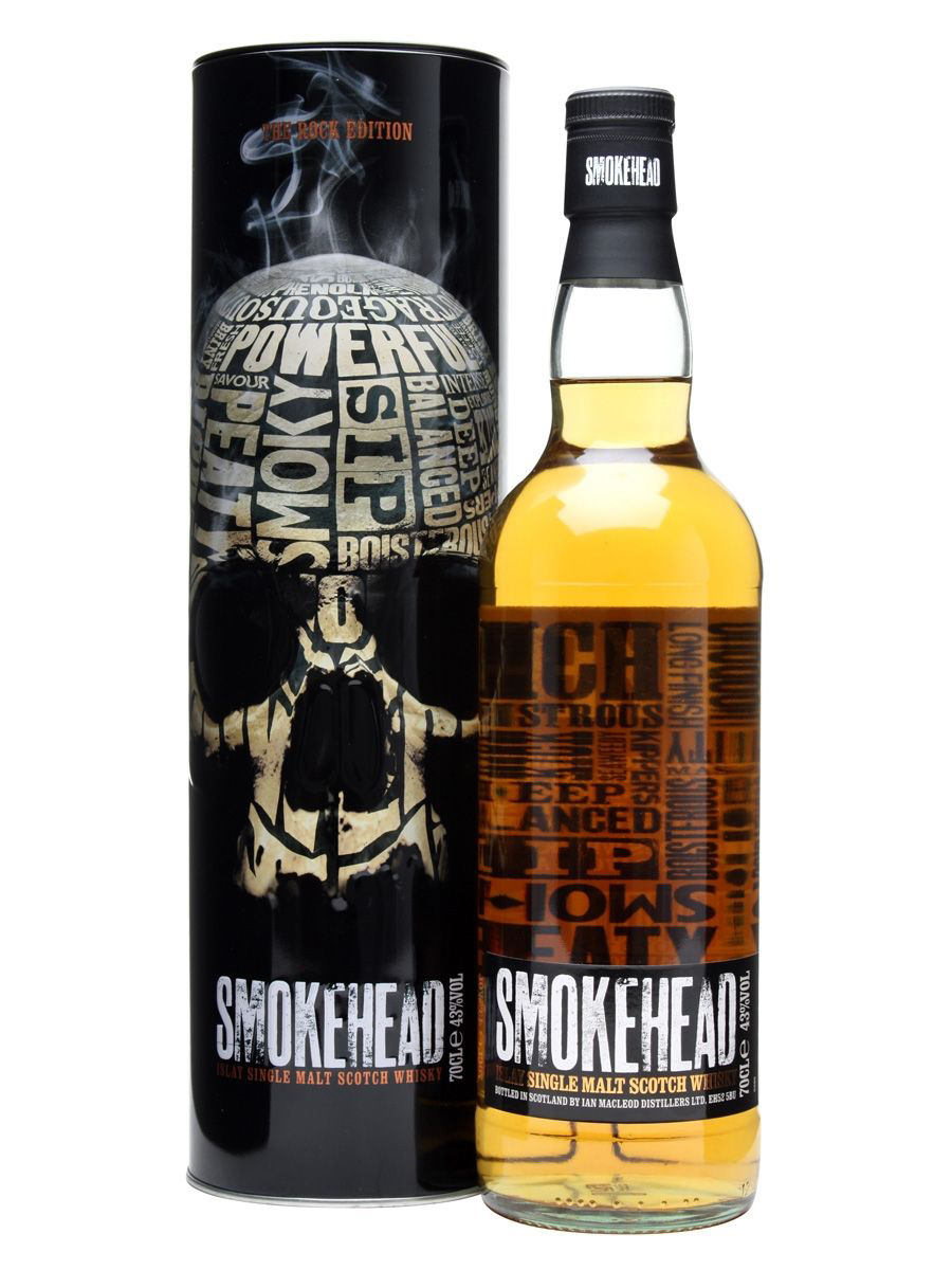 Смоукхэд "Whisky Smokehead" 0,7 л, в подарочной упаковке