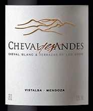 Этикетка Шеваль дес Андес (Мендоса) 2011 красное сухое 0.75л.