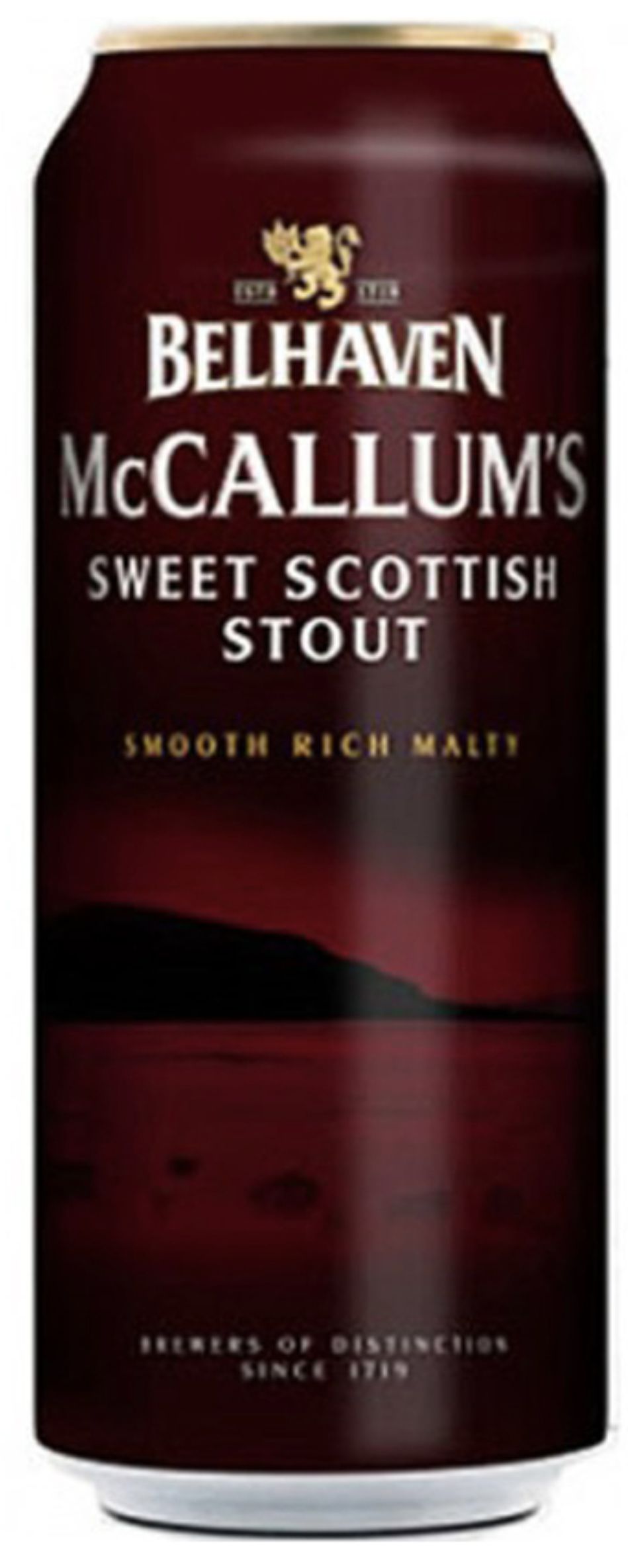 Пиво Белхеван МакКаллумс Стаут, темное фильтрованное, 0.44 л