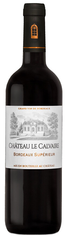 ВИНО выдержанное Chateau Le Calvaire / Шато Кальвер 2018г  красное сухое креп 13,5%, емк  0.75л.