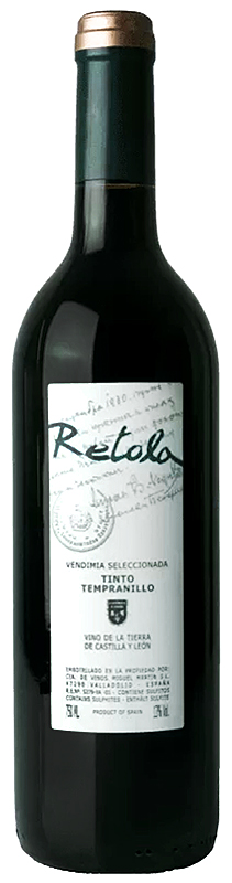 Вино сортовое ординарное региона Кастилия и Леон Ретола Темпранильо 2020Г  сухое красное креп 13%, емк  0.75л.