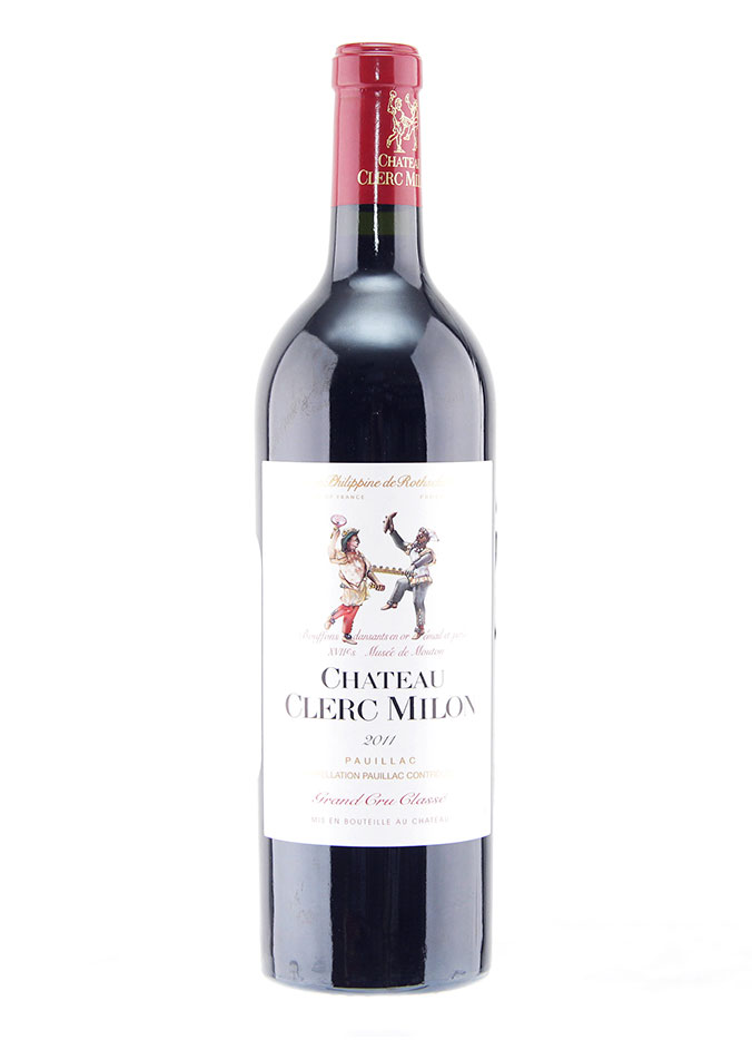 Вино Шато Клерк Милон Пойяк 2011 год красное сухое алк.14% 0.75л.