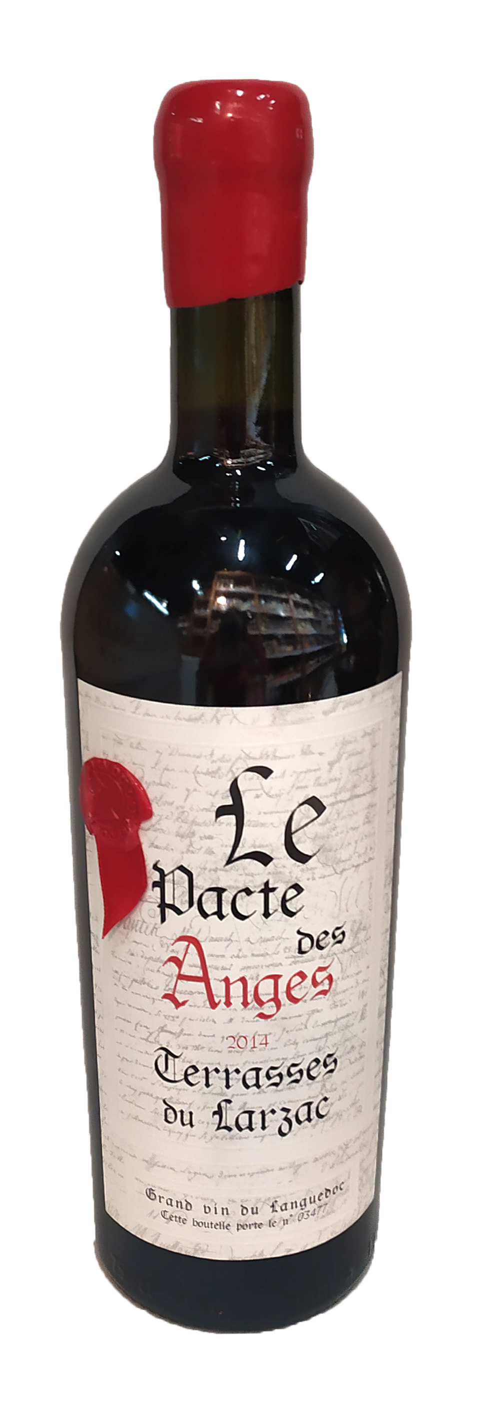 Ле Пакте де Анж Террасес дю Ларзак 2014 г. красное сухое 0,75 л.