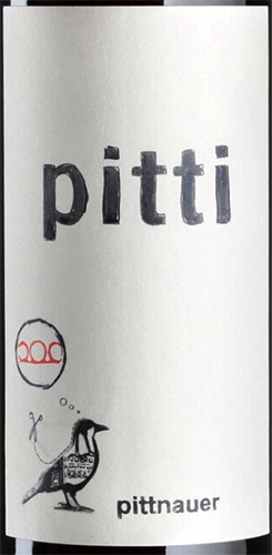 Этикетка Вино выдержанное Pittnauer Pitti /Питтнауэр Питти  2020г красное сухое  креп 13%, емк 0,75л
