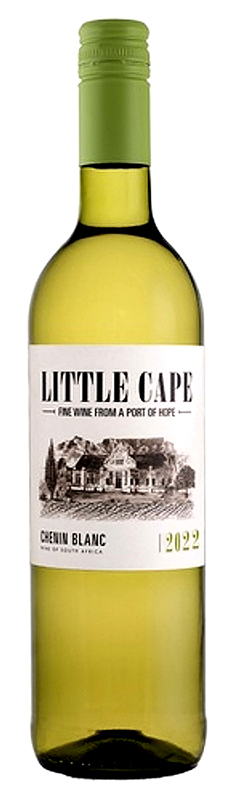 Вино выдержанное "Little Cape Chenin Blanc"/ "Литл Кейп Шенен Блан" 2022г белое сухое креп 12%, емк  0,75л