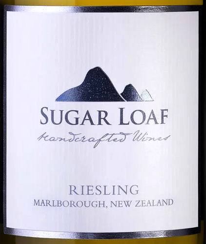 Этикетка Вино сортовое ординарное "Sugar Loaf Riesling"/"Шугар Лоаф Рислинг"2020г  белое сухое  креп 11%, емк 0,75л