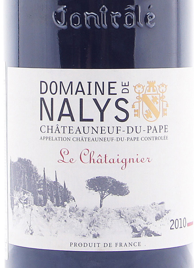 Этикетка Вино Домэн де Налис Ле Шатэнье 2010 АОС Шатонёф дю Пап красное сухое 0,75л.