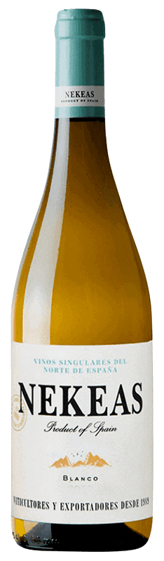 Вино ординарное Некеас Бланко 2021г  белое сухое  креп 12,5%, емк 0.75л.