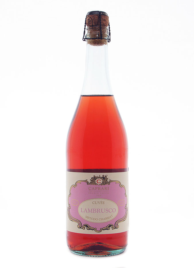 Игристое вино Капрари Ламбруско Дель'Эмилия, розовое сладкое, 0.75 л