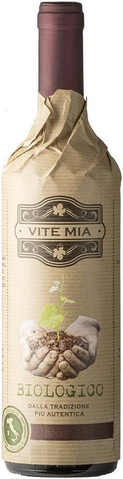 Вино Вите Миа Примитиво Негромаро Апулия Биолоджико 2018 красное сухое 0,75л алк.13,5%