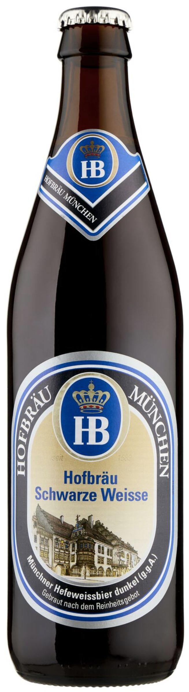 Хофброй Шварце Вайс Пиво Темное Hofbrau Schwarze Weisse 5,1% 0,5л